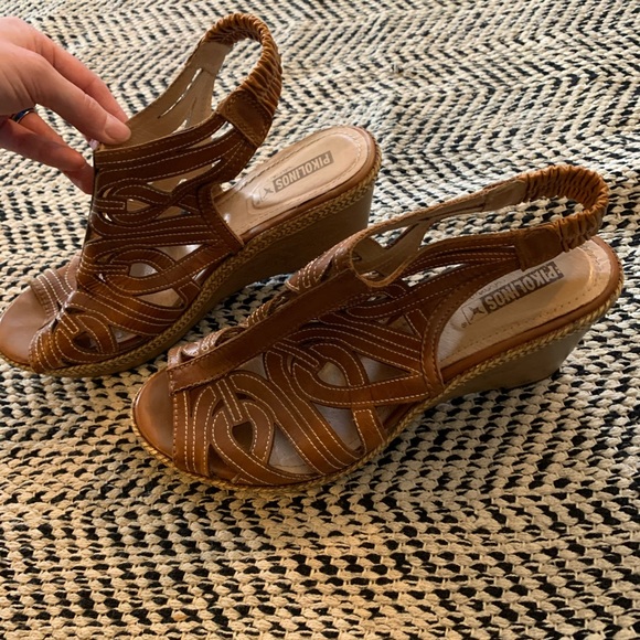 Pikolinos Women's Wedge Shoes, 41 - Picture 2 of 4